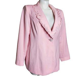 ML Studio Pink Blazer Size 16